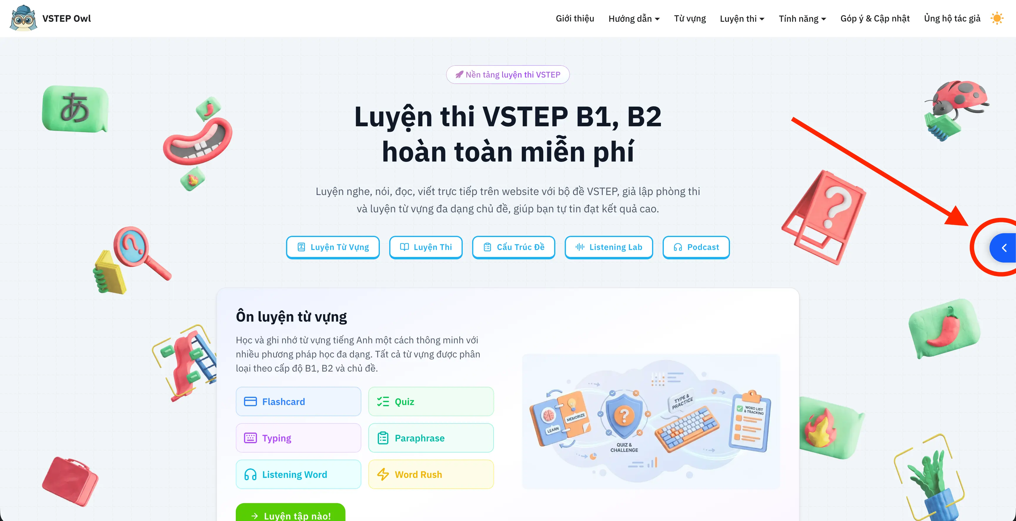 hdsd tiến độ học tập